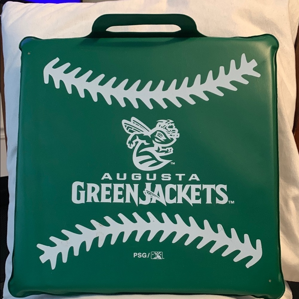 Augusta Greenjackets baseball stadium cushion
